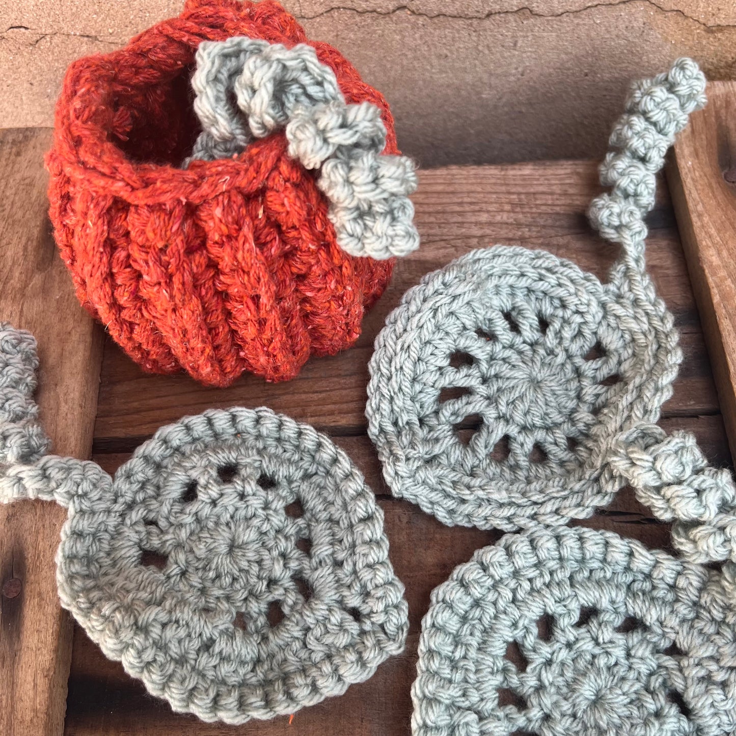Crochet an Adorable Pumpkin and Coaster Set, Sunday September 28th, 1:00pm to 4:00pm
