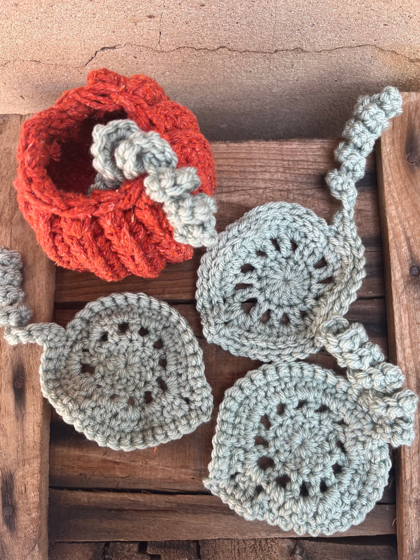 Crochet an Adorable Pumpkin and Coaster Set, Sunday September 28th, 1:00pm to 4:00pm