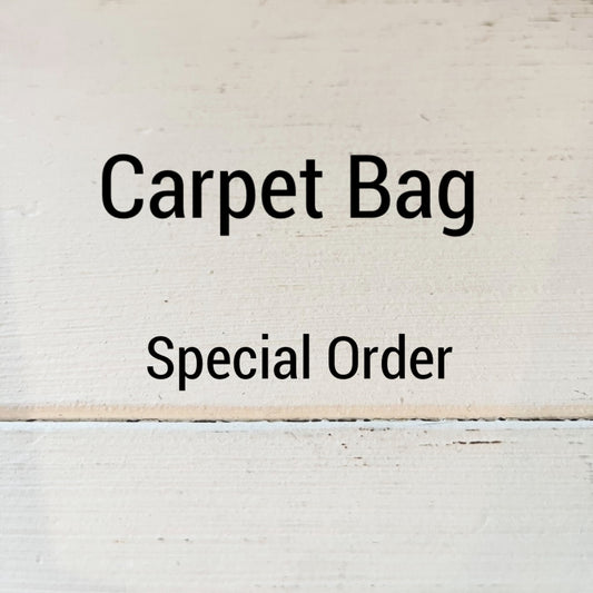 Carpet Bag for Dr. Susan