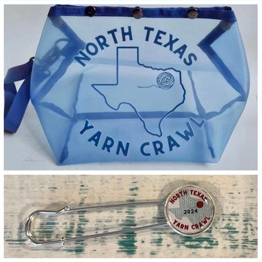 PRE-ORDER North Texas Yarn Crawl Bags/Pin